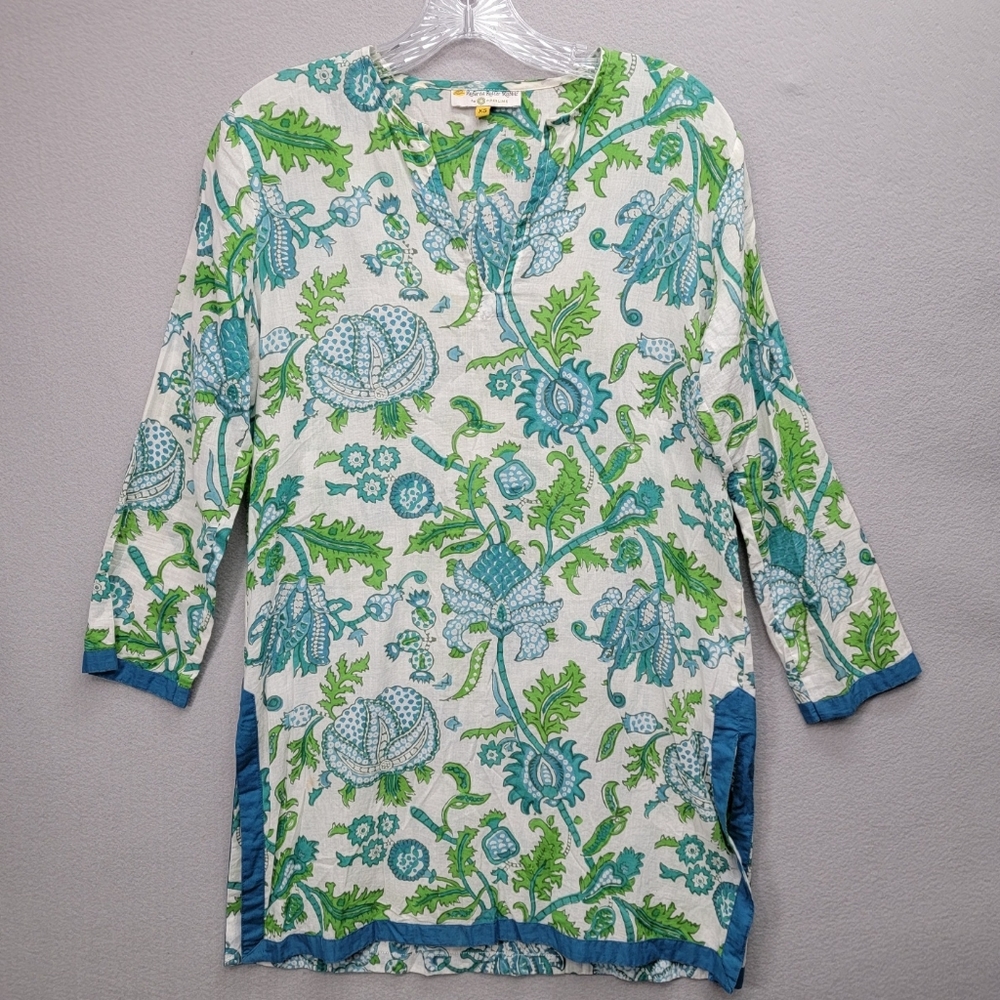 ROBERTA ROLLER RABBIT TUNIC/SWIM TOP, SIZE XS